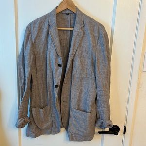 Muji linen blazer